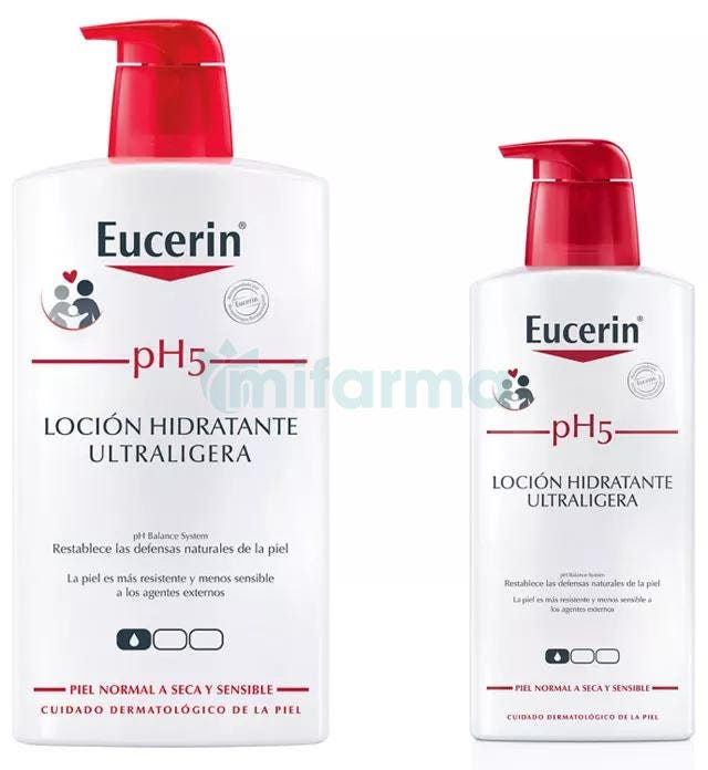 Eucerin pH5 Locion Ultraligera 1 Litro 400 ml