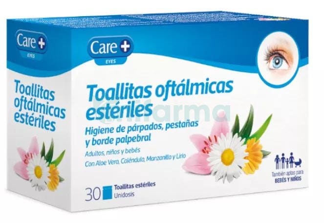 Care Toallitas Oftalmicas Esteriles 30 uds