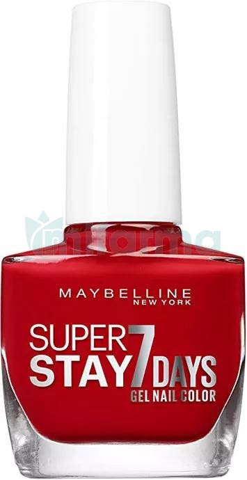 Maybelline Superstay 7 Dias Esmalte Unas 10 ml 008 - Passionate Red