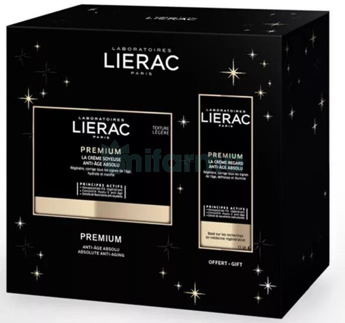 Lierac Cofre Premium Crema Antiedad Sedosa 50 ml Contorno de Ojos 15 ml