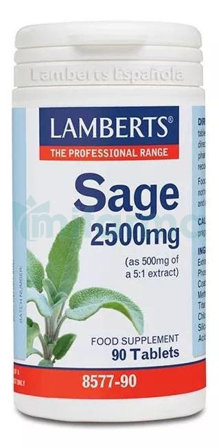 Lamberts Salvia 2500mg 90 Comprimidos