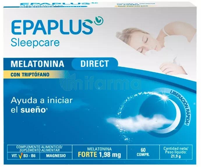 Epaplus Sleepcare Melatonina y Triptofano 60 Capsulas