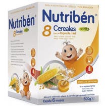 Papilla Nutriben 8 Cereales y Miel Digest 600Gr