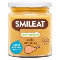 Smileat Tarrito de Pollo con Arroz 100 Ecologico 230 gr