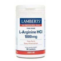Lamberts L-Arginina HCI 1000mg 90 Comprimidos