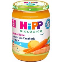 HiPP Tarrito de Salmon con Zanahoria y Patata 6m BIO 190 gr