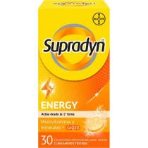 Supradyn Energy Vitaminas y Energia 30 Comprimidos Efervescentes