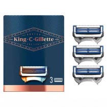 Gillette King C. Recambio Maquina Especial Cuello 3 uds