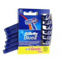 Gillette Blue II Maquinilla Manual 6 uds