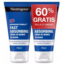 Neutrogena Crema de Manos Rapida Absorcion 2x75 ml