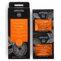 Apivita Express Beauty Mascarilla Revitalizante con Naranja 2x8ml