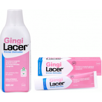 Lacer GingiLacer Colutorio 500 ml Gingilacer Pasta Dentifrica 125ml
