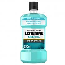 Listerine Mentol Enjuague Bucal Sabor Suave 250 ml