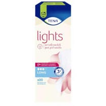 TENA Lights Sensitive Protegeslip Long Liner 20 ud